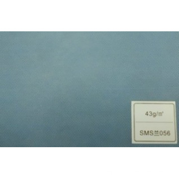 Matériel médical SMS, tissu SMS, 43GSM Light-Blue